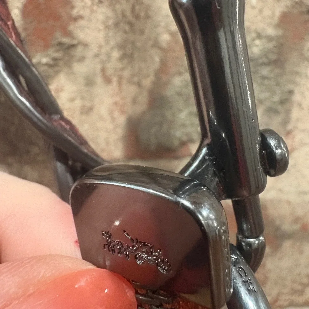 COACH Jules Hobo Sunset‎ Pebble Leather Snake Embossed Straps Purse C1571 - Picture 12 of 16